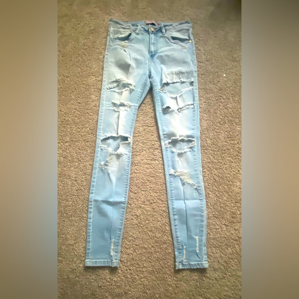Light blue jeans
